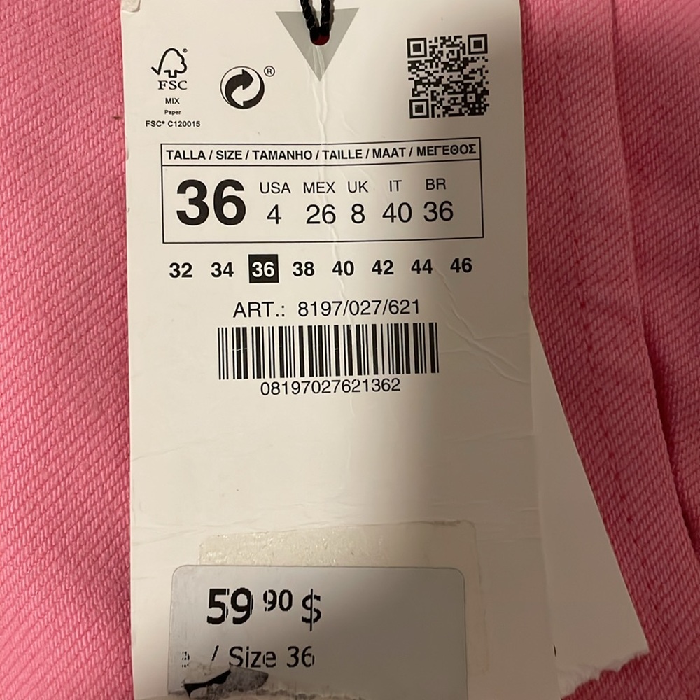 BNWT WOMENS ZARA WIDE LEG JEANS - Picture 2 of 3